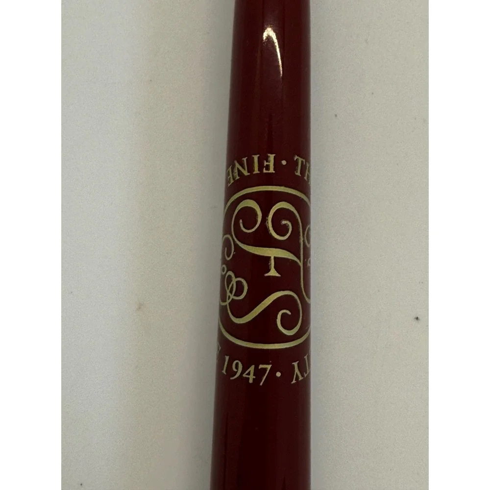 VTG Parker Jotter Ballpoint Pen Burgundy Silver The Folio Society‎ 1947 Logo